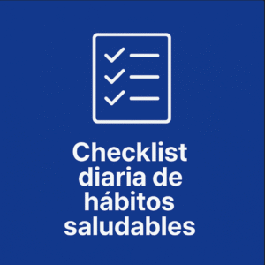 Checklist diaria de hábitos saludables